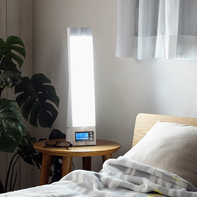 光目覚まし時計 ブライトアップクロック2 : セレクトショップAQUA