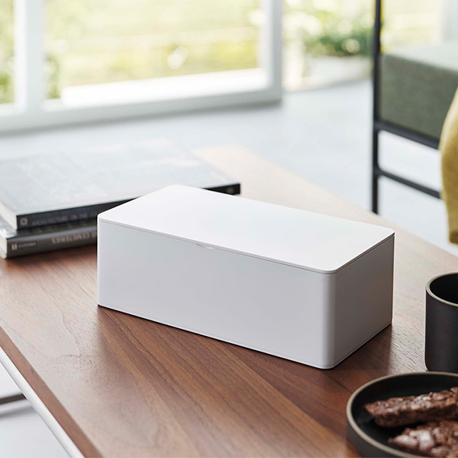 tower 山崎実業 タワー ティッシュケース 蓋付きティッシュケース