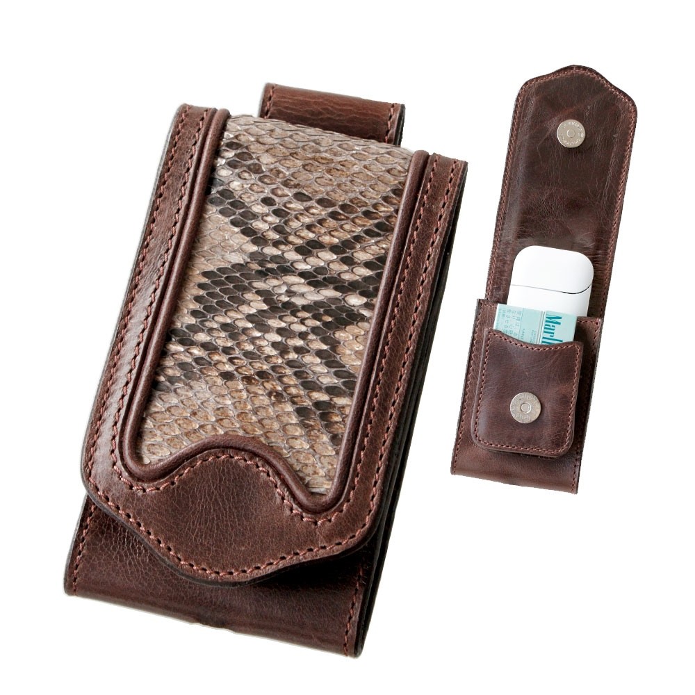 DAYSART（デイズアート） タバコケース 本革 ヘビ革 シガレットケース