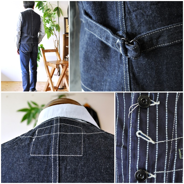 SUGAR CANE ウォバッシュベスト ワークベスト シュガーケーン