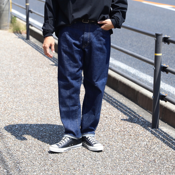 クロ（KURO） デニム ワイド ストレート デニム パンツ ANDERS ONE
