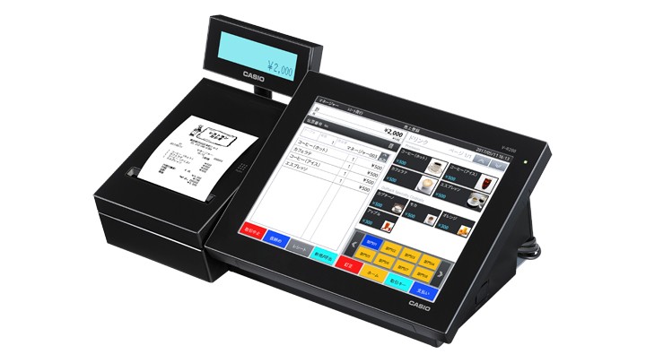 610設定無料タッチパネルAndroidカシオV-R200インボイスレジスター