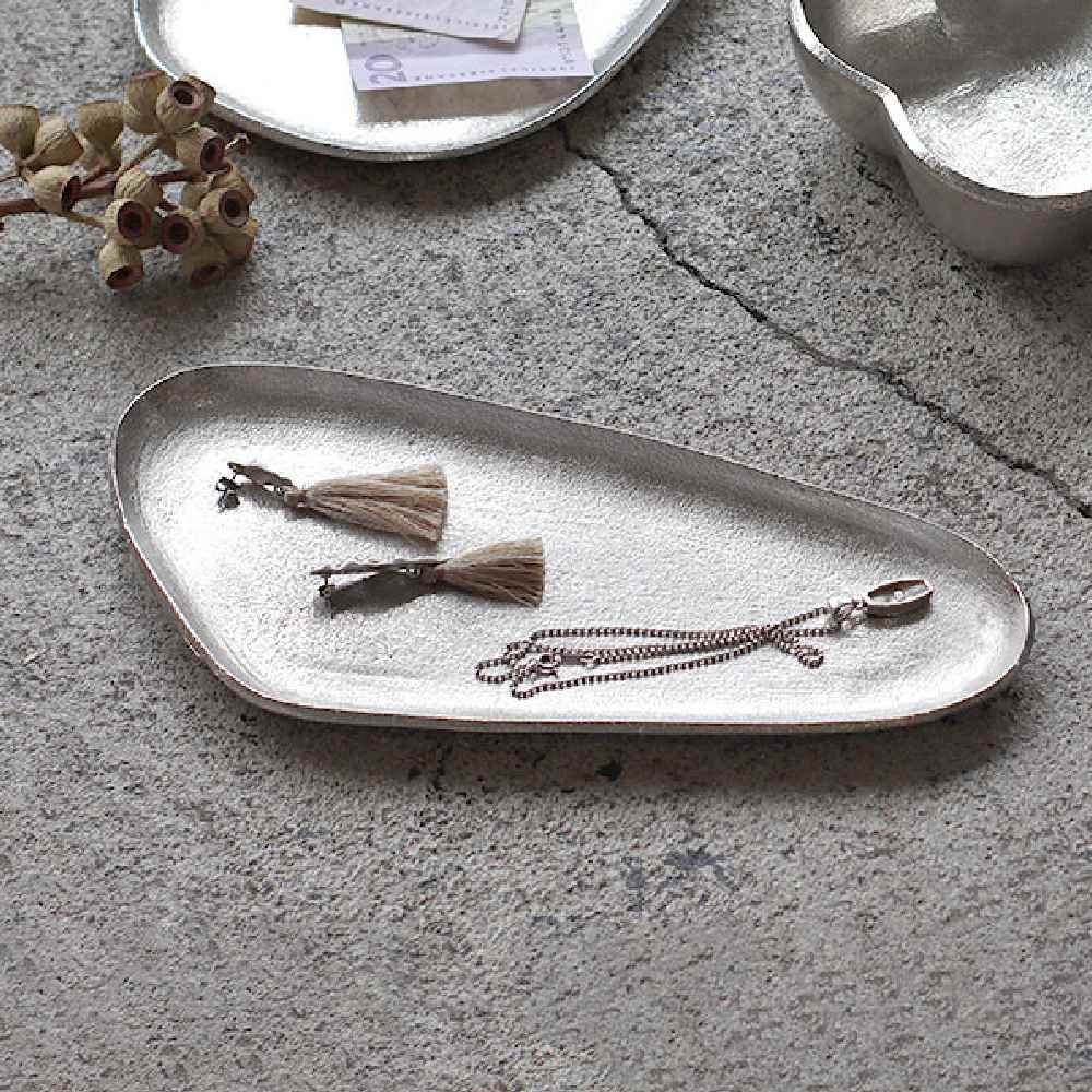 ラウンドトレイ 直径11.5cm 直径15cm アルミニウム シルバー