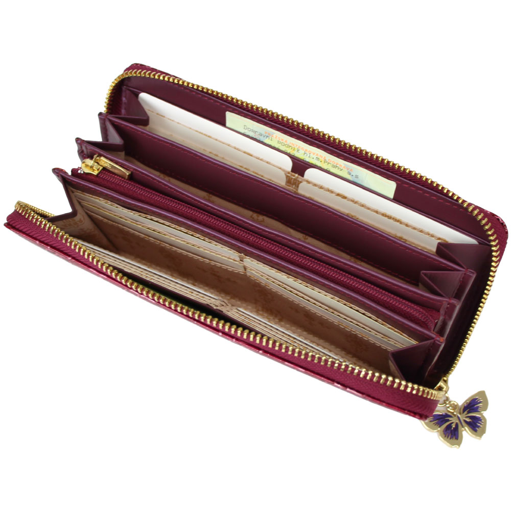 ANNA SUI（アナスイ） 財布 蝶 長財布 レディース ローズハート