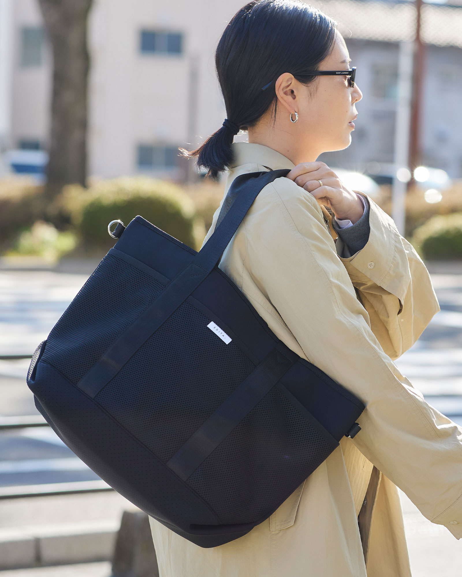 EDITA.（エディータ） 洗える トートバッグ レディース メンズ 大容量