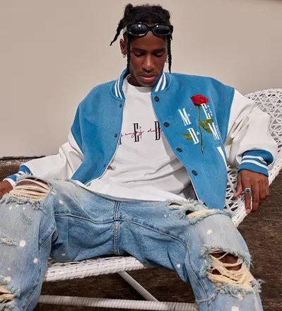 Mr. Enjoy. Da. Money MEDM ROSE スタジャン ジャケット Jacket Black