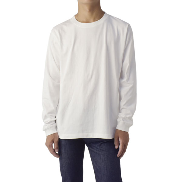 D Factory 6.6オンス ロングスリーブ コンフォート 無地 長袖 Tシャツ