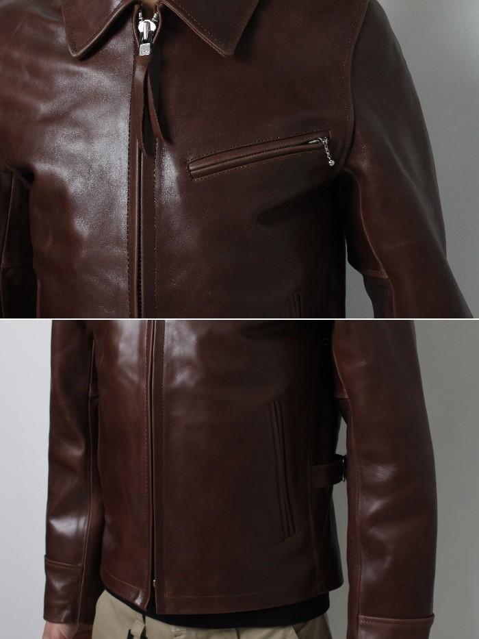 フリーダムレザー ライダースジャケット レザージャケット 本革 メンズ