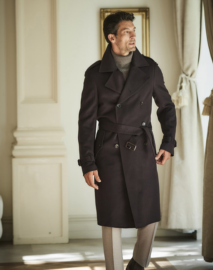 g-stage（ジーステージ） カシミヤ メンズ コート トレンチ ベルテッド