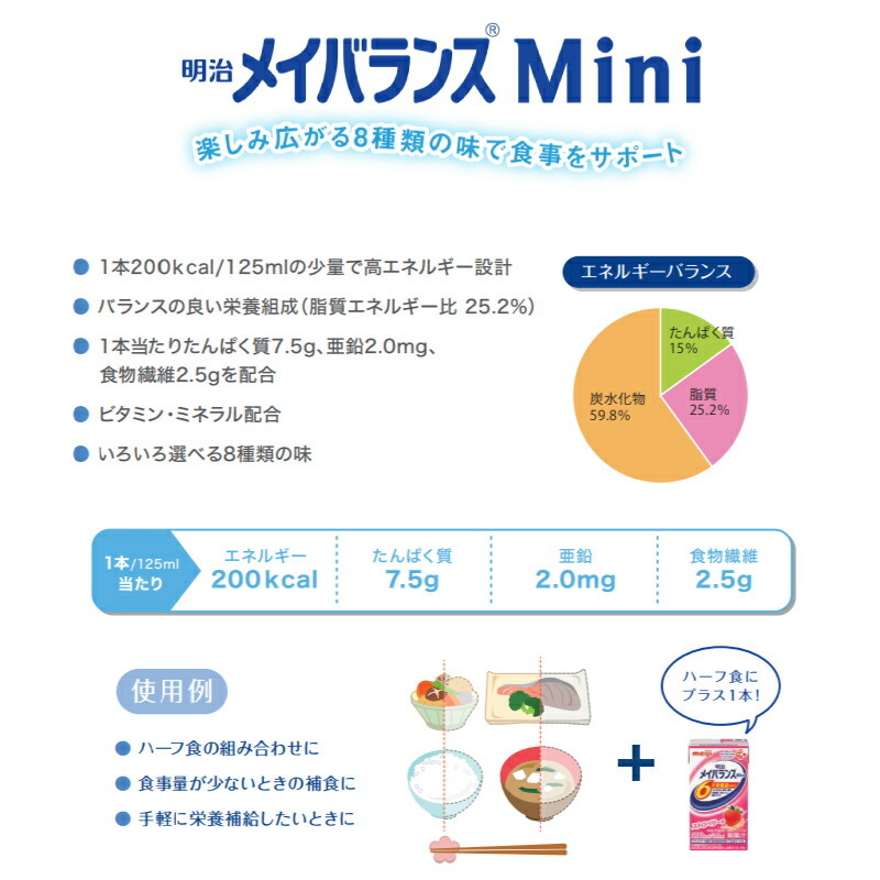 明治（meiji） 介護食 メイバランスミニ 24本 ストロベリー味 メイ