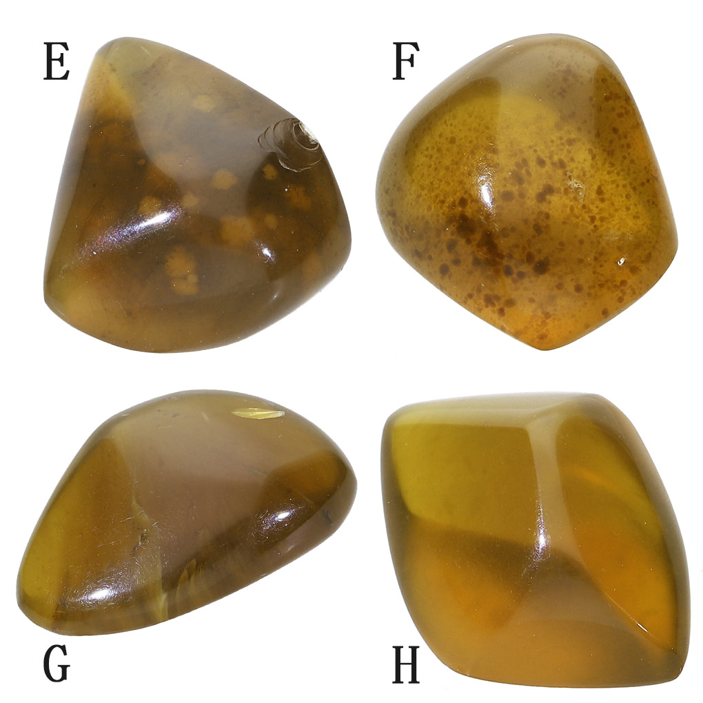 ブルーアンバー 2A グレード スマトラ産 磨き 原石 選べる 一点物 琥珀