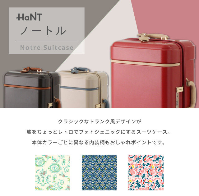 HaNT スーツケース Sサイズ 機内持ち込み キャリーケース ACE エース