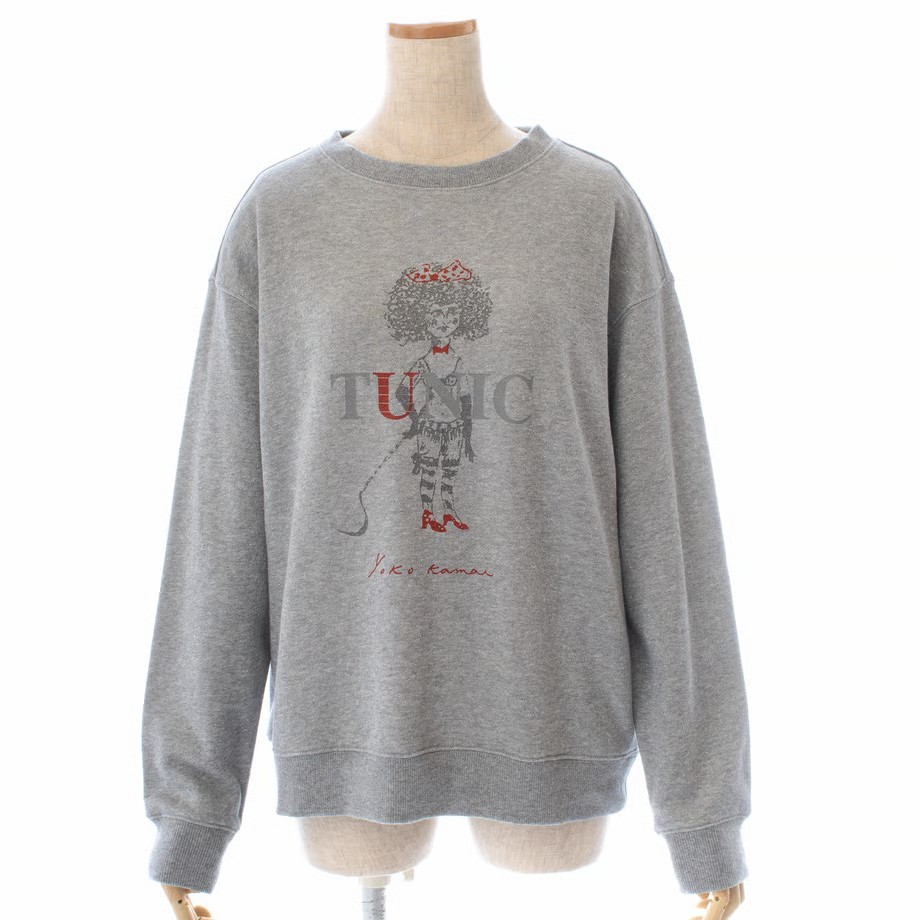 チュニック TUNIC トレーナー 6662 鴨居キャラクター アフロ 鴨居羊子