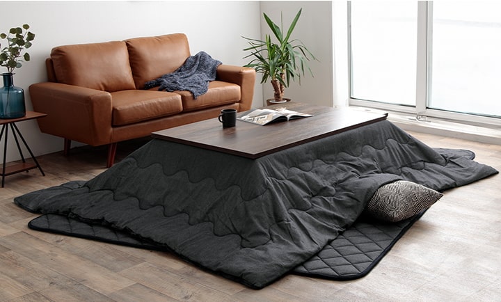 こたつ布団 長方形 選べるこたつ布団2点セット 先染めこたつ 掛敷布団2