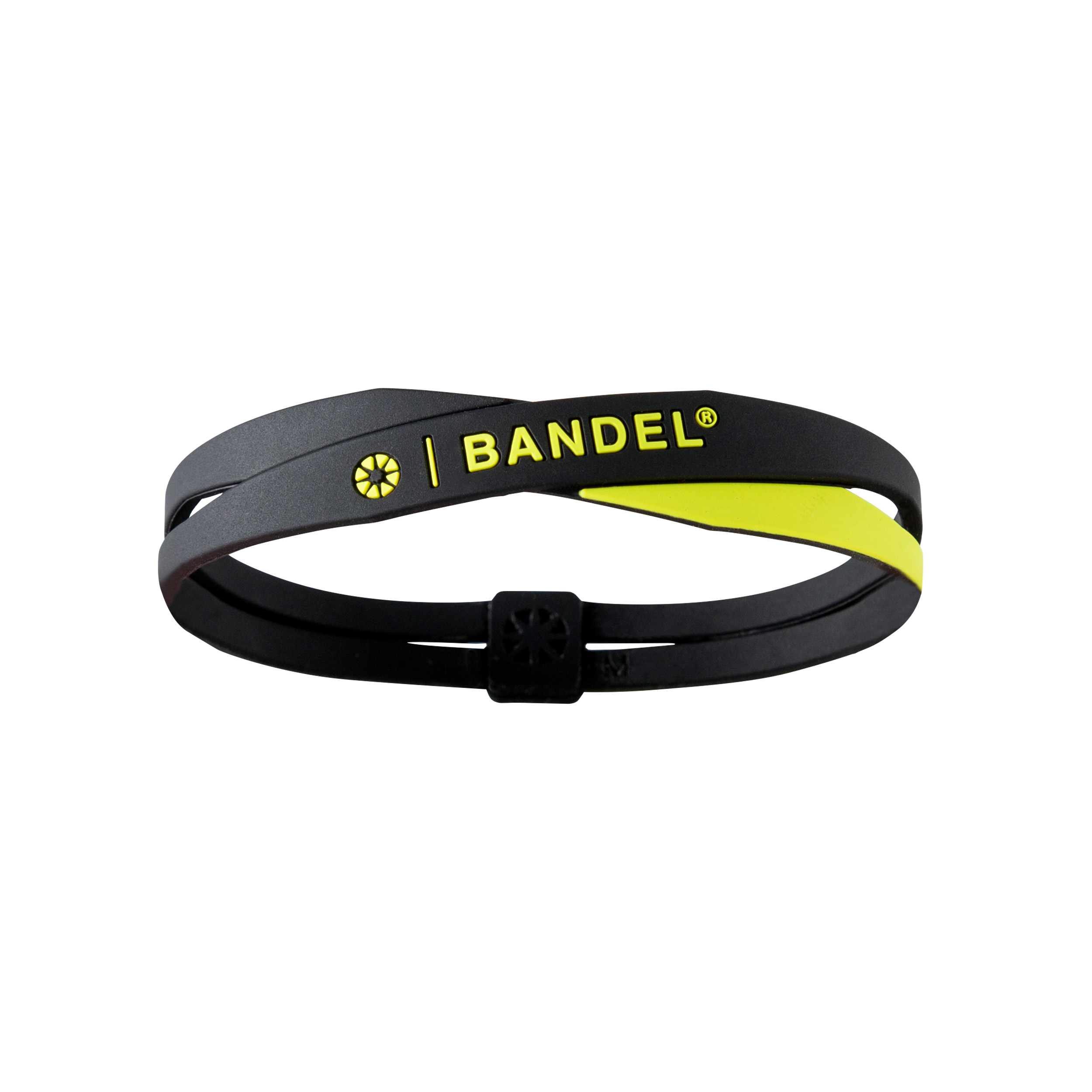 BANDEL（バンデル） ダブル ブレスレット プラチナシリコーン メンズ