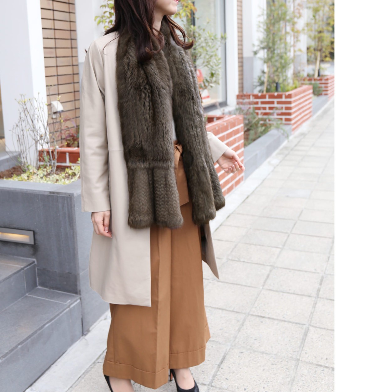 sankyo shokai（三京商会） ［期間限定価格］ストール 毛皮 ロシアン