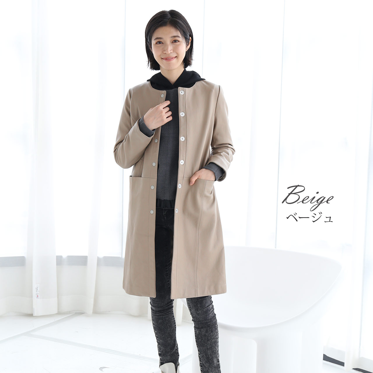 Filomo（フィローモ） [5%offクーポン]［訳あり］レザー コート