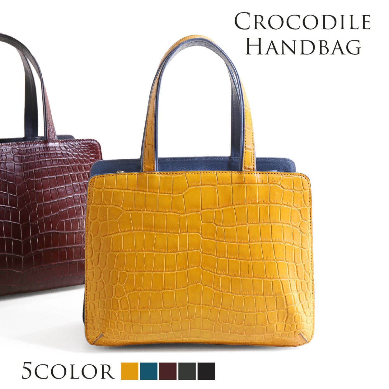 sankyo shokai（三京商会） [28h限定10%off]クロコダイル バッグ