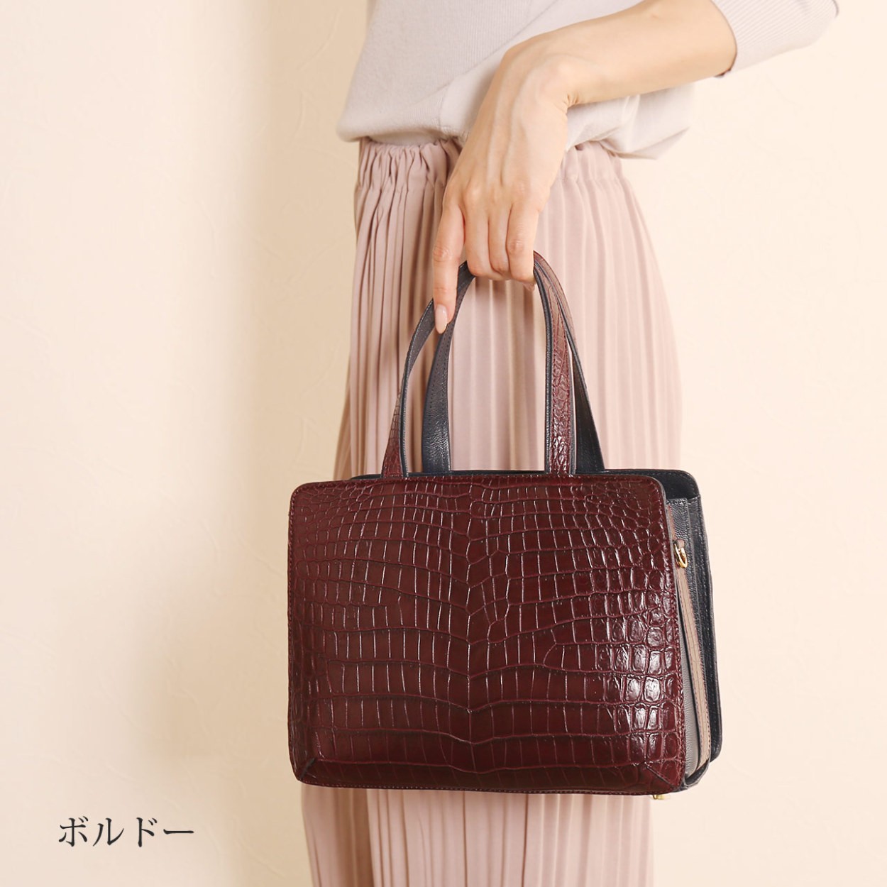 sankyo shokai（三京商会） [28h限定10%off]クロコダイル バッグ