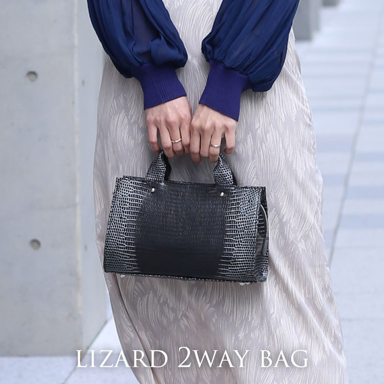 sankyo shokai（三京商会） [5%offクーポン]リザード 2wayバッグ