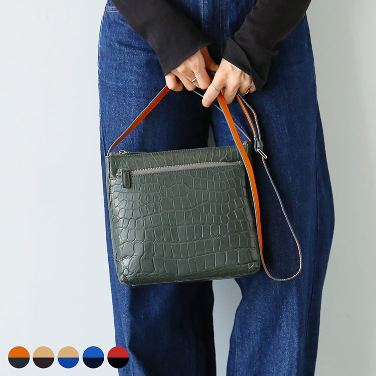 sankyo shokai（三京商会） ［期間限定価格］クロコダイル ショルダー