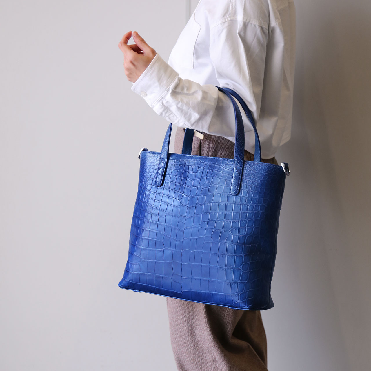 sankyo shokai（三京商会） [28h限定10%off]藍染め クロコダイル