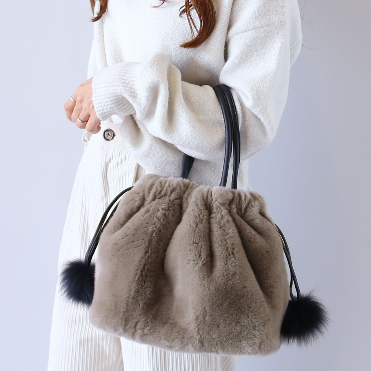 sankyo shokai（三京商会） [5%offクーポン]レッキス ファーバッグ