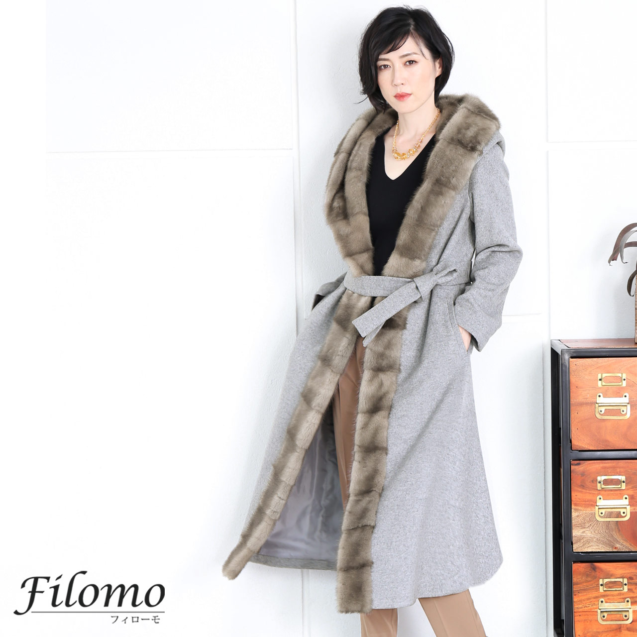 Filomo（フィローモ） ［期間限定価格］Filomo ミンク トリミング
