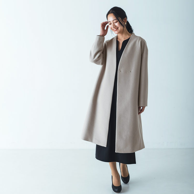 sankyo shokai（三京商会） [5%offクーポン]カシミヤ ブレンド ウール