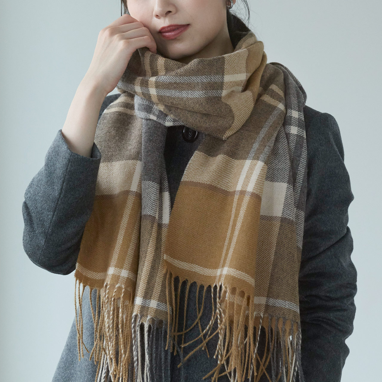 sankyo shokai（三京商会） ［期間限定価格］カシミヤ 100% ストール