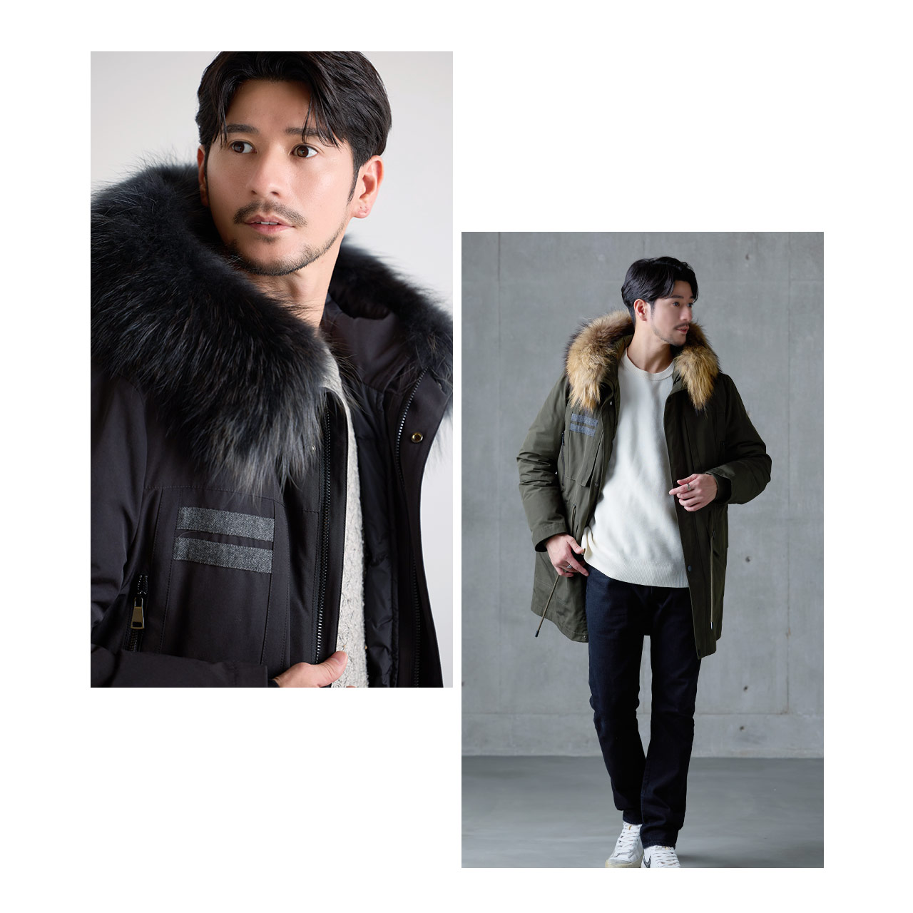 Filomo（フィローモ） モッズコート メンズ ダウンライナー 冬 黒