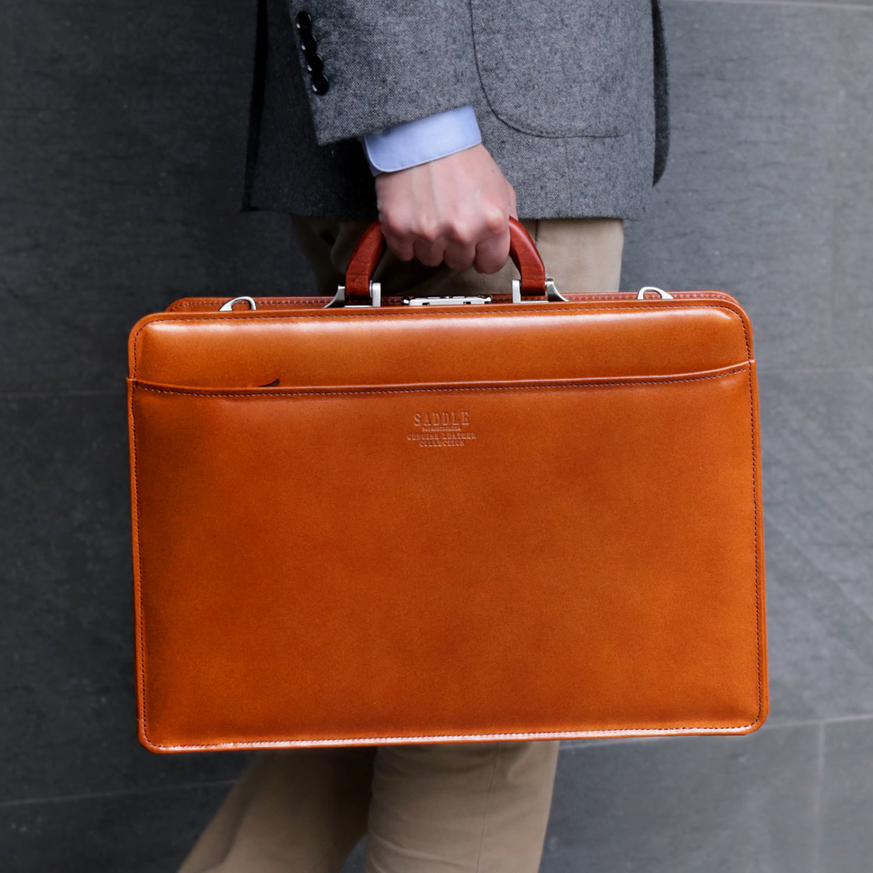 sankyo shokai（三京商会） [5%offクーポン]ダレスバッグ 本革 メンズ