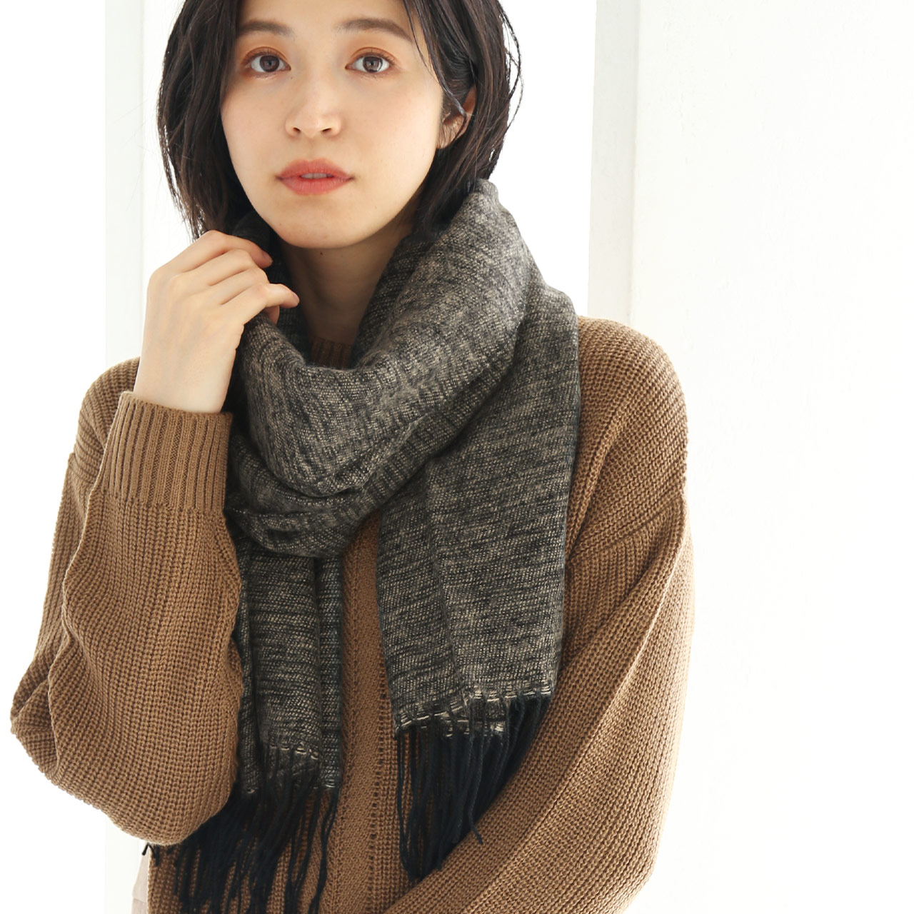 sankyo shokai（三京商会） ［期間限定価格］メランジ ストール 大判