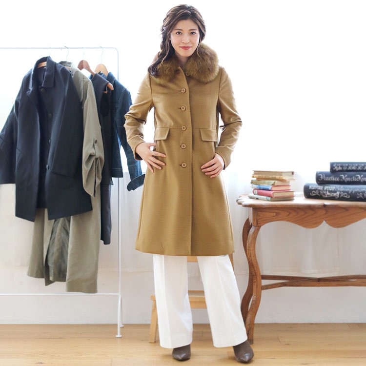 sankyo shokai（三京商会） [10%offクーポン]カシミヤ コート