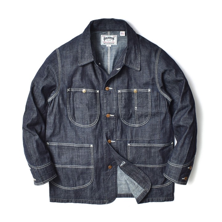 HOUSTON（ヒューストン） カバーオール デニム メンズ 大きいサイズ 春
