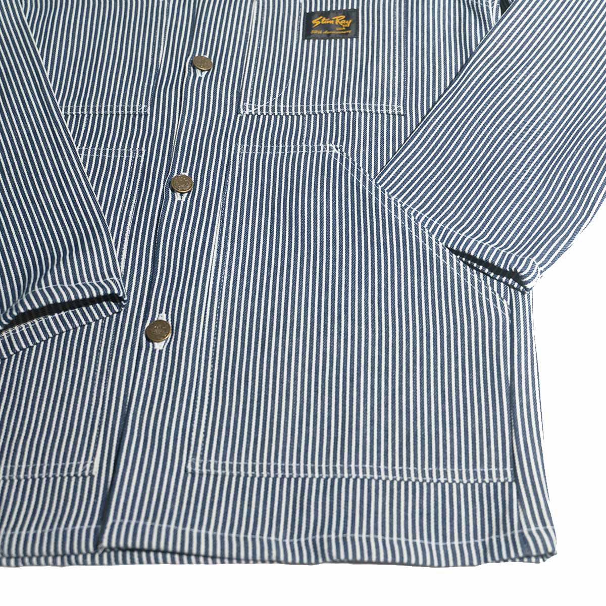 Stan Ray（スタンレイ） ショップジャケット ヒッコリーストライプ