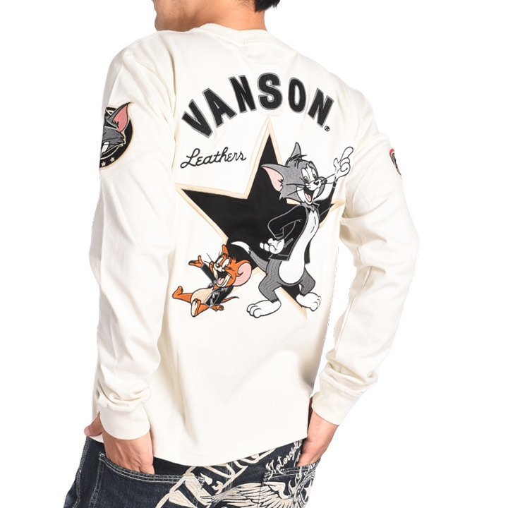 VANSON（バンソン） 【2025秋冬新作】バンソン × TOM AND JERRY トムと