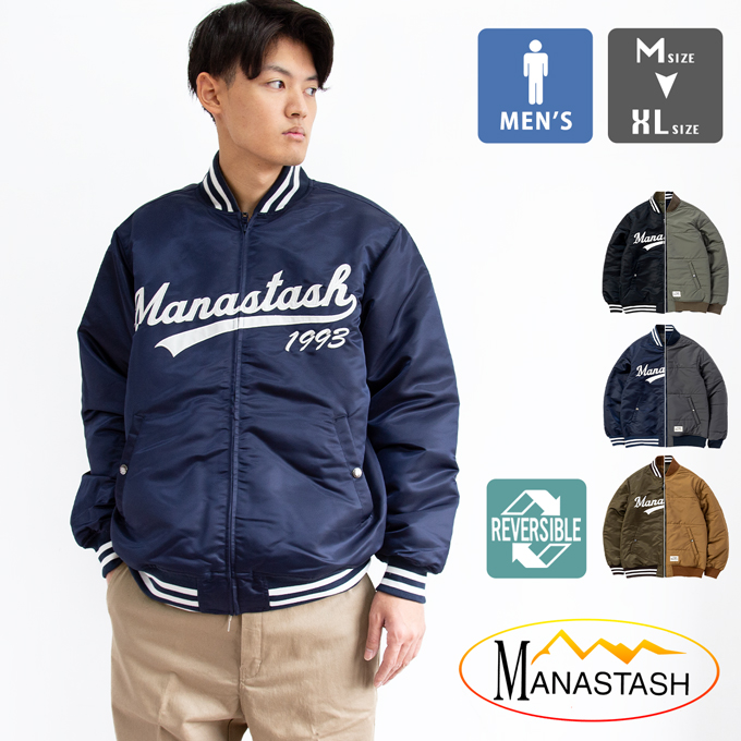 MANASTASH（マナスタッシュ） 【SALE!!】 リバーシブル ナイロン バー