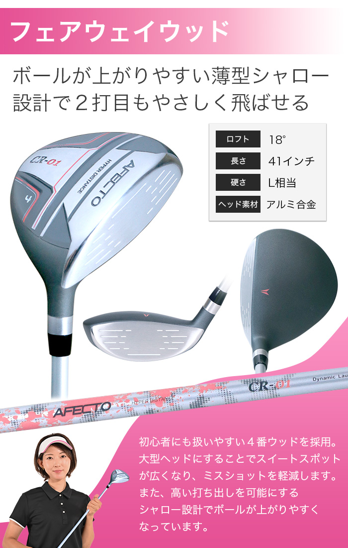 予告】3/8(日)☆ポイント最大16％還元 レディース ゴルフクラブセット