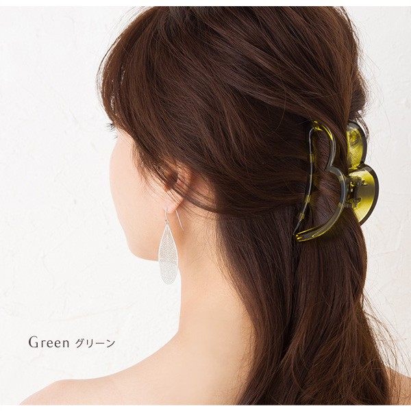 Jewel VOX ヘアクリップ ヘアアクセ シンプルLOVE ハートバンス