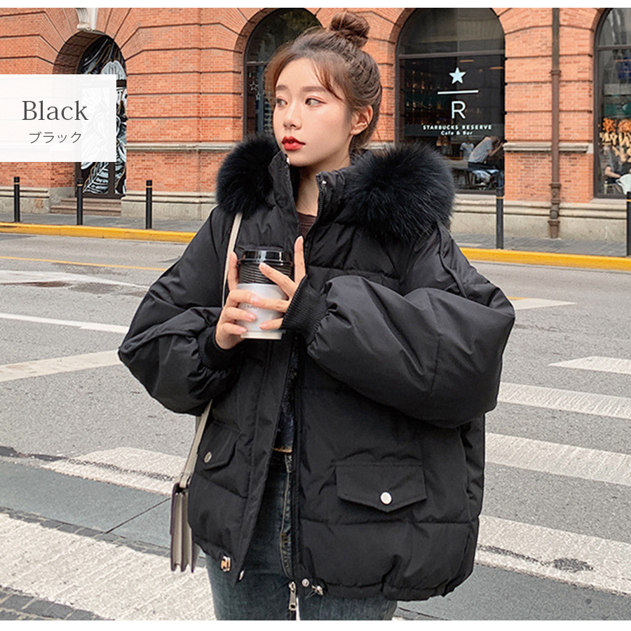 ダウン アウター フード付き ブルゾン ダウンジャケット コート 長袖