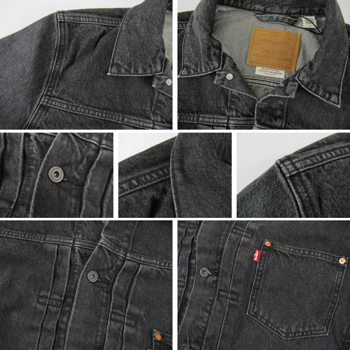 Levi's（リーバイス） ファーストタイプ デニムジャケット ブラック
