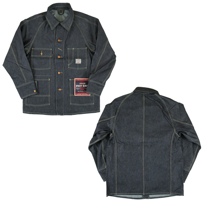 PAYDAY ペイデイ カバーオール USA Denim Work Man's Coat COCKPIT