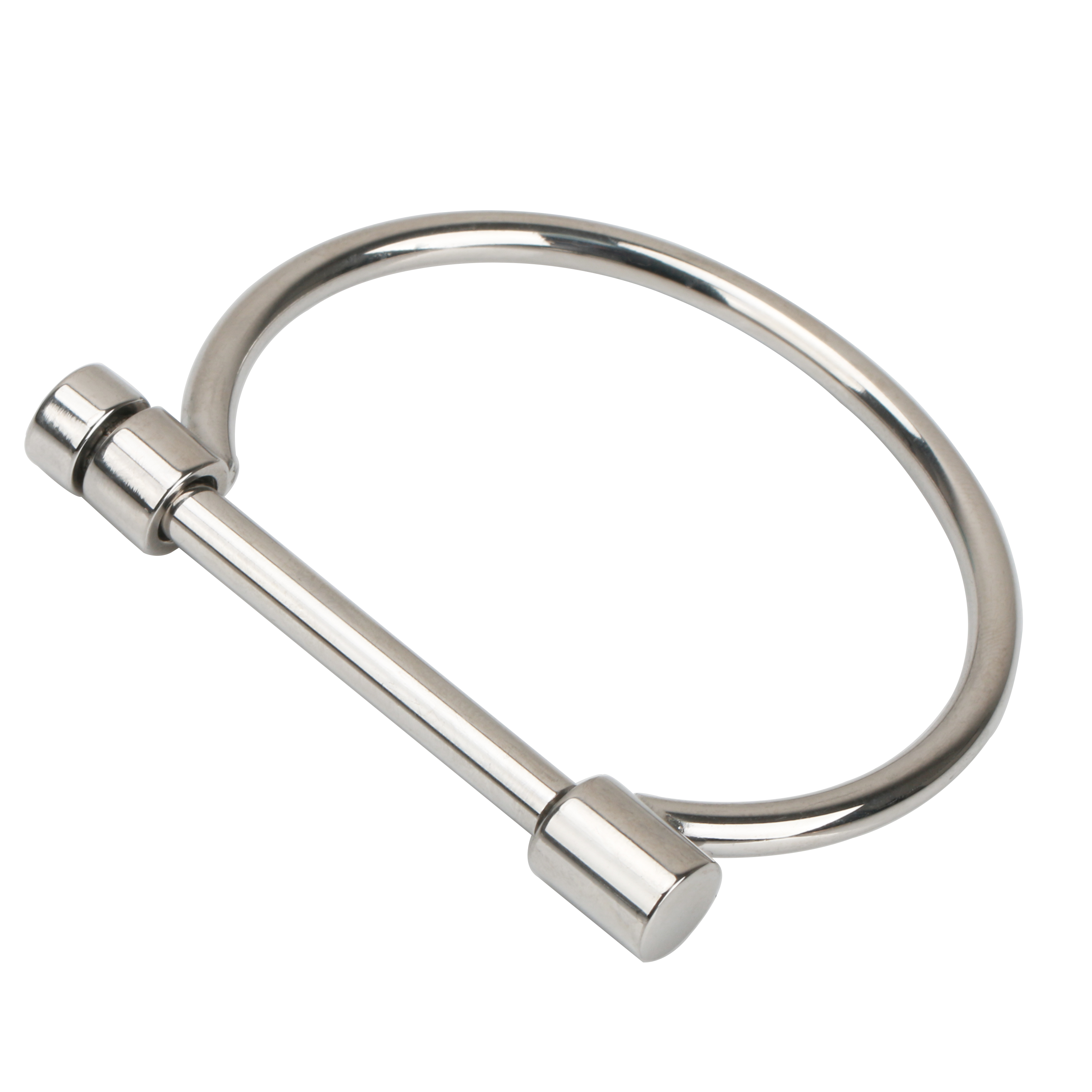 ネジ式 馬蹄バングル ホースシューブレスレット ゴールド シルバー