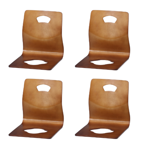 和座椅子 4脚セット 幅40cm パネル座椅子 積み重ね可能 坐椅子 フロア