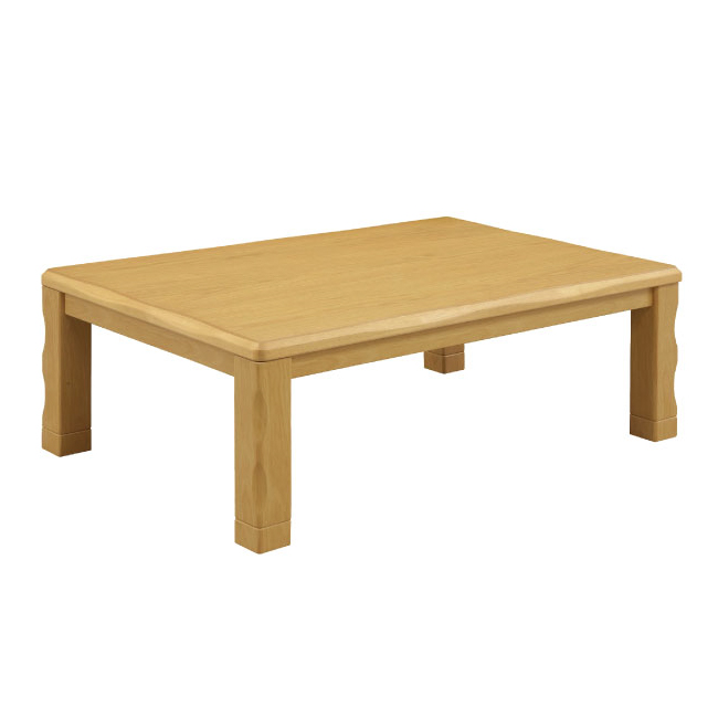 こたつ 長方形 120×80 天然木 メトロ社製ヒーター 600W 手元