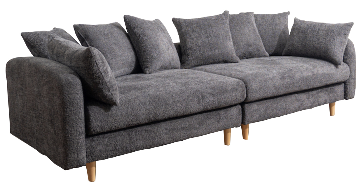 カバーリングソファ ソファ セパレート 幅230 3人掛 4人掛 クッション