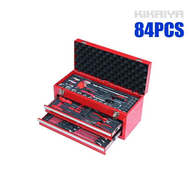 KIKAIYA（キカイヤ） 工具セット 84pcs 工具箱 ツールセット DIY工具