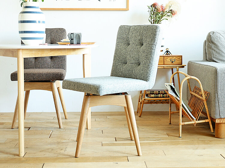 回転式ダイニングチェアー Marron(マロン) 回転式ダイニングチェア