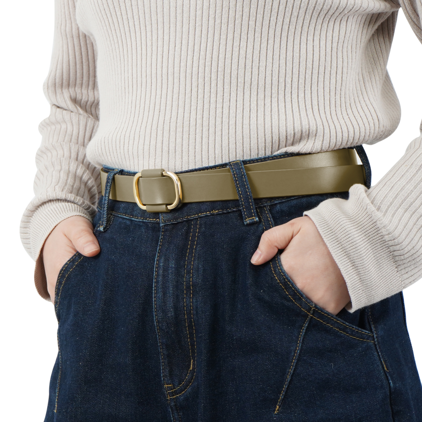 ベルト 本革ベルト スクエアレザーベルト レディース メンズ 本革 革